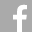 Das Facebook Logo. Bestehend aus einem eckigen Quadrat, aus welchem ein kleines, serifenloses und alleinstehendes f herausgeschnitten ist.